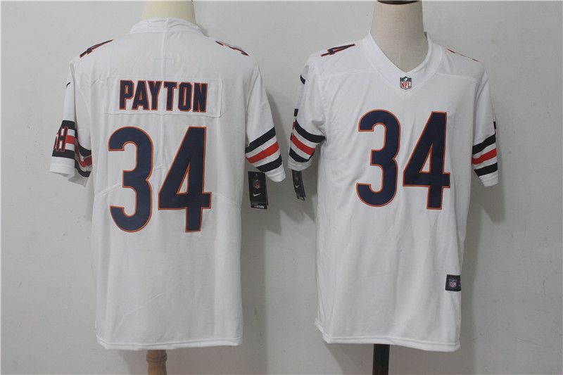 Men Chicago Bears #34 Payton White Nike Vapor Untouchable Limited NFL Jerseys